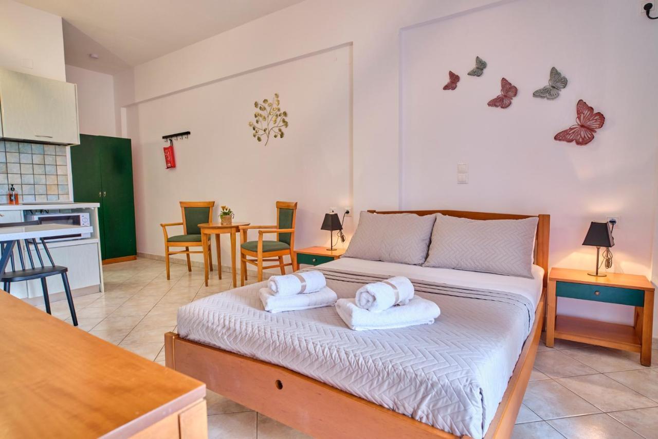 Logas Beach Studios Peroulades  Dış mekan fotoğraf