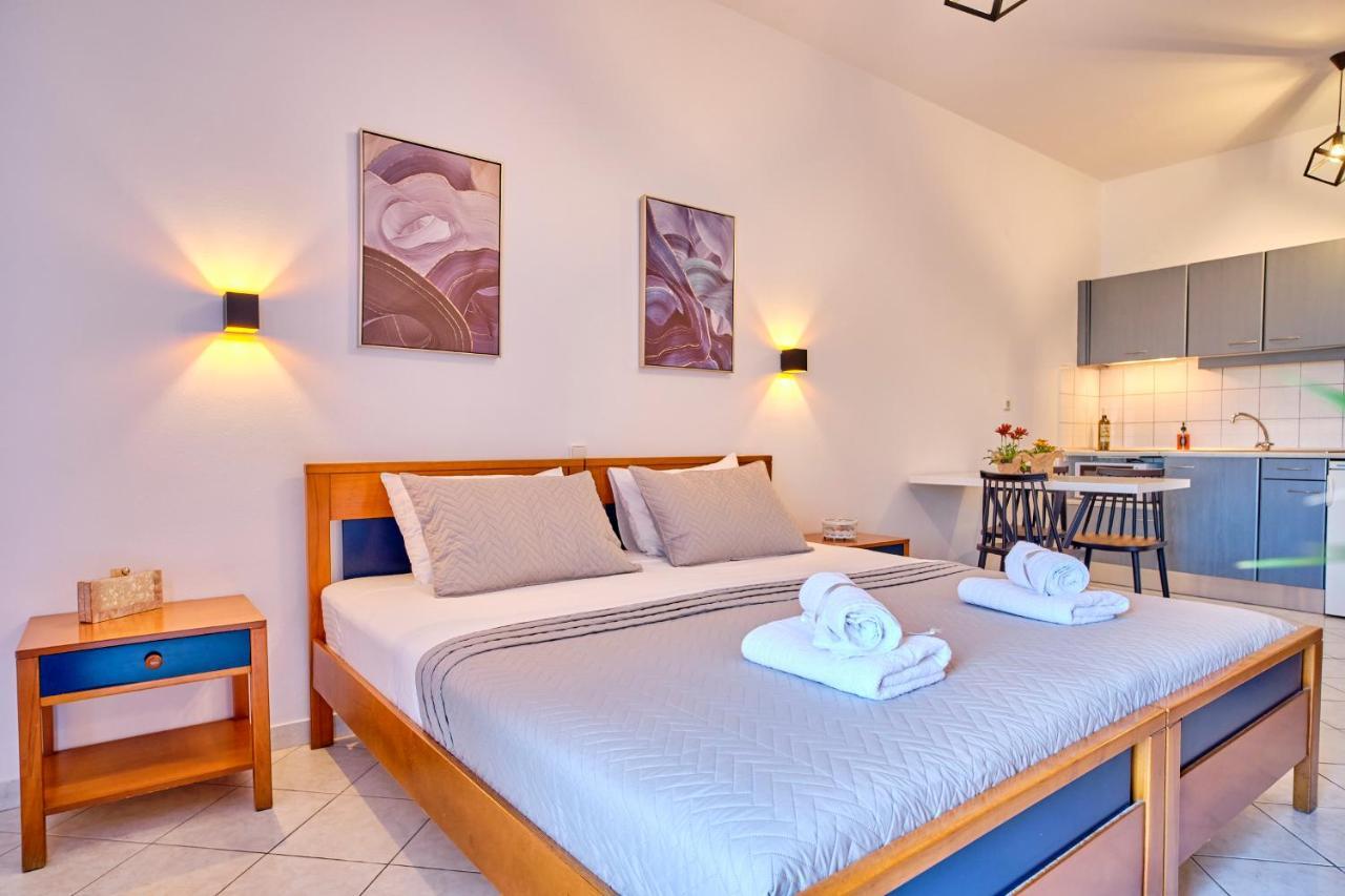 Logas Beach Studios Peroulades  Dış mekan fotoğraf