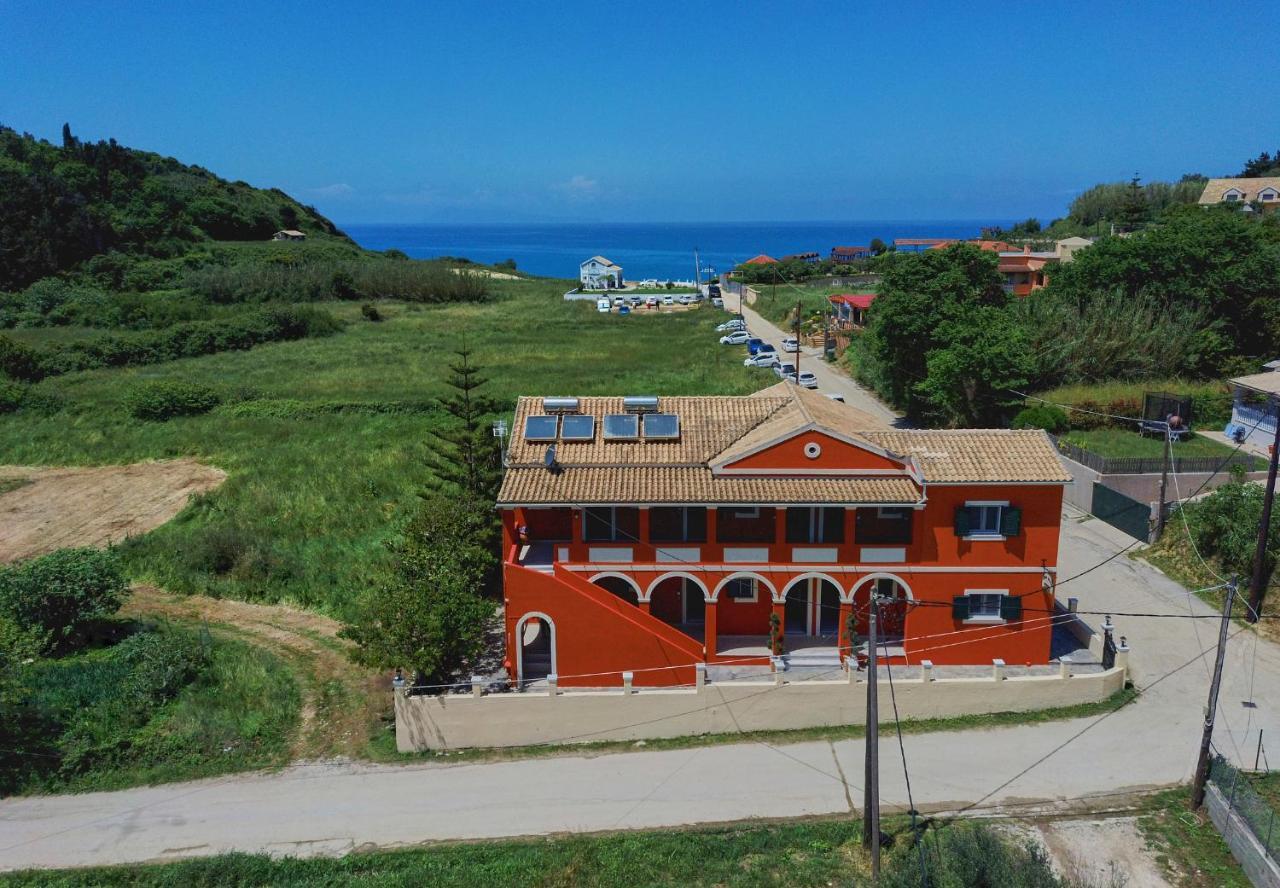 Logas Beach Studios Peroulades  Dış mekan fotoğraf