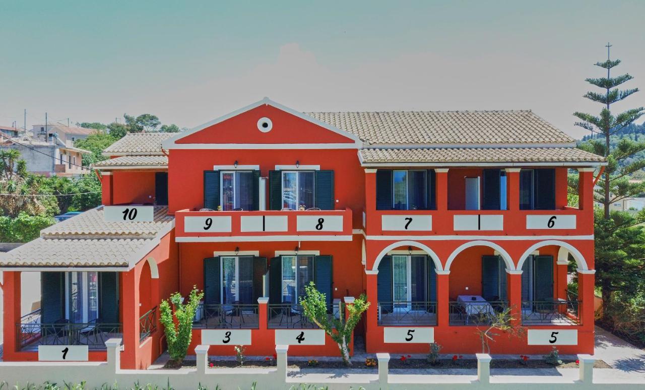 Logas Beach Studios Peroulades  Dış mekan fotoğraf